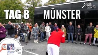 CORONA INFO Tour – Münster | 2020-10-05 – Tag 8