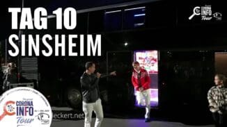 CORONA INFO Tour – Sinsheim | 2020-10-07 – Tag 10