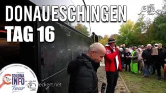 CORONA INFO Tour – Donaueschingen | 2020-10-15 – Tag 16 mit Roger Bittel