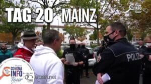 CORONA INFO Tour - Mainz | 2020-10-21- Tag 20 - Anzeige gegen die Polizei