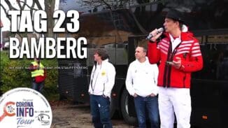 CORONA INFO Tour – Bamberg | 2020-10-24 – Tag 23 + Michael Ballweg & Graf von Stauffenberg