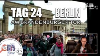 CORONA INFO Tour – Berlin am Brandenburger Tor | 2020-10-25 – Tag 24 + Youngsters, Attila Hildmann