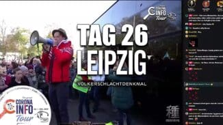 CORONA INFO Tour – Leipzig am Völkerschlachtdenkmal | 2020-11-08 – Tag 26