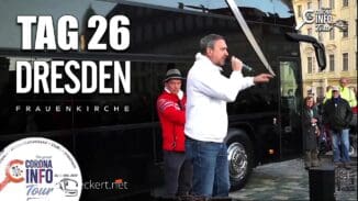 CORONA INFO Tour – Dresden Frauenkirche | 2020-11-08 – Tag 26