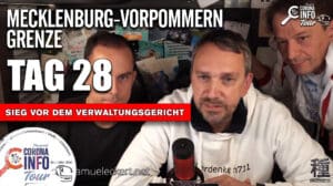 CORONA INFO Tour - Grenze MV | 2020-11-10 - Tag 28 - Sieg vor dem Verwaltungsgericht - auf nach Schwerin