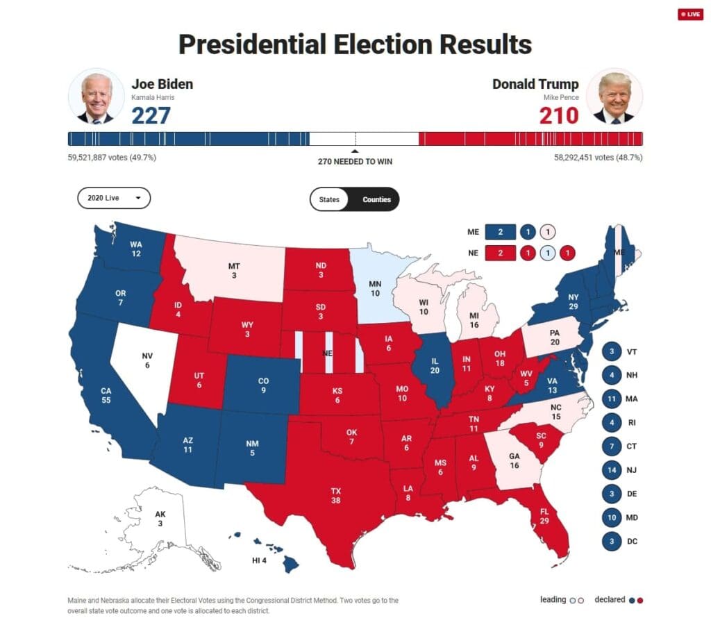 USA | WAHLEN - Präsidentschaftswahl 2020 6:15 Uhr