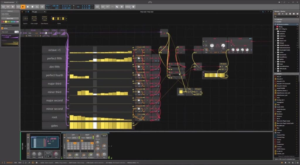 BITWIG | Poly Grid - Tutorials - Melody Maker