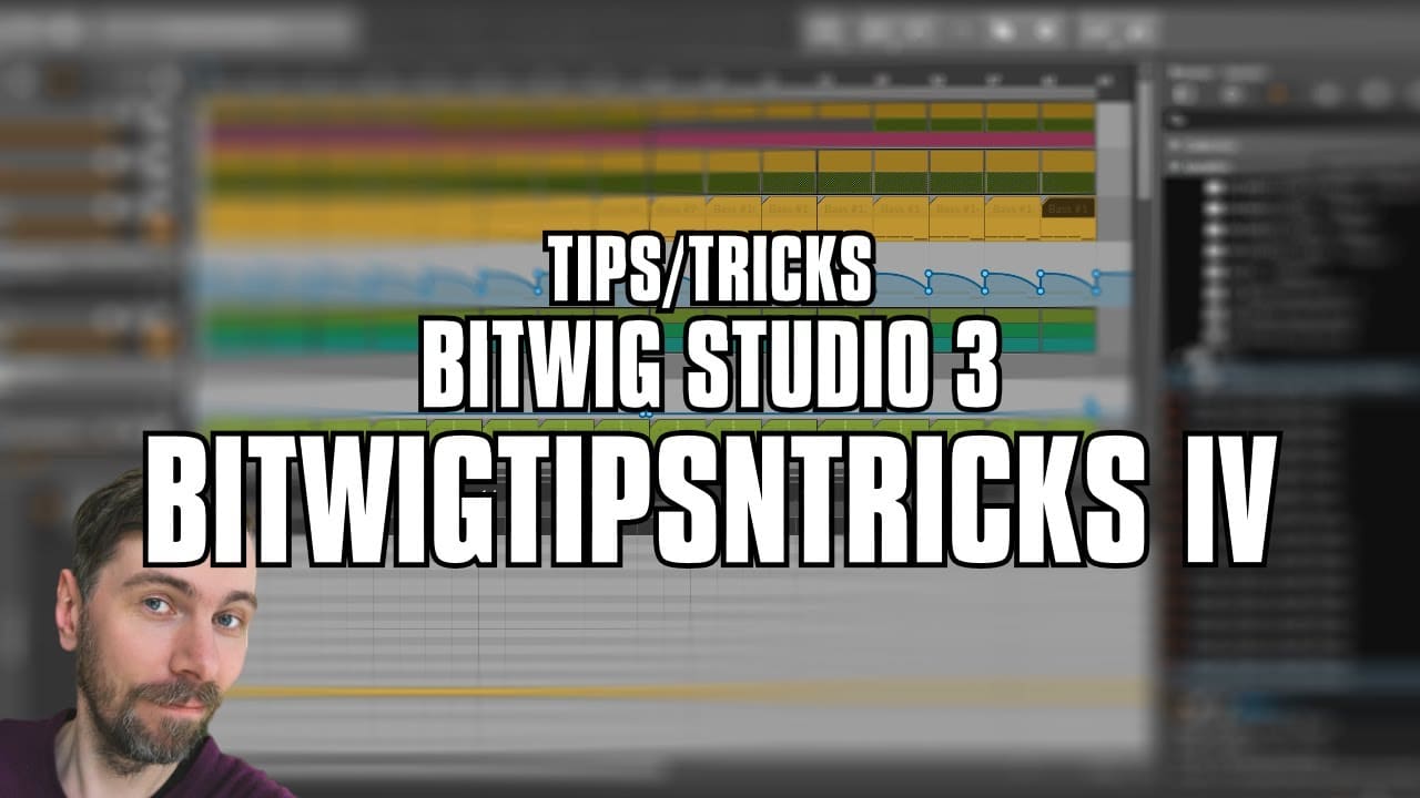 BITWIG | DAW Tutorial - Tips & Tricks IV ← 種 DATENARCHE.de