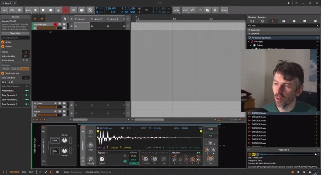 BITWIG | DAW Tutorial - M/S Stereo - Mid/Side Stereo