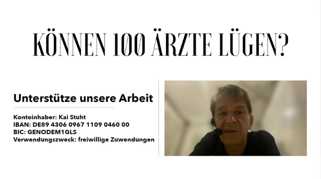 IM DIALOG – Dr. Bodo Schiffmann | SERIE – Kai Stuht - Können 100 Ärzte lügen ?