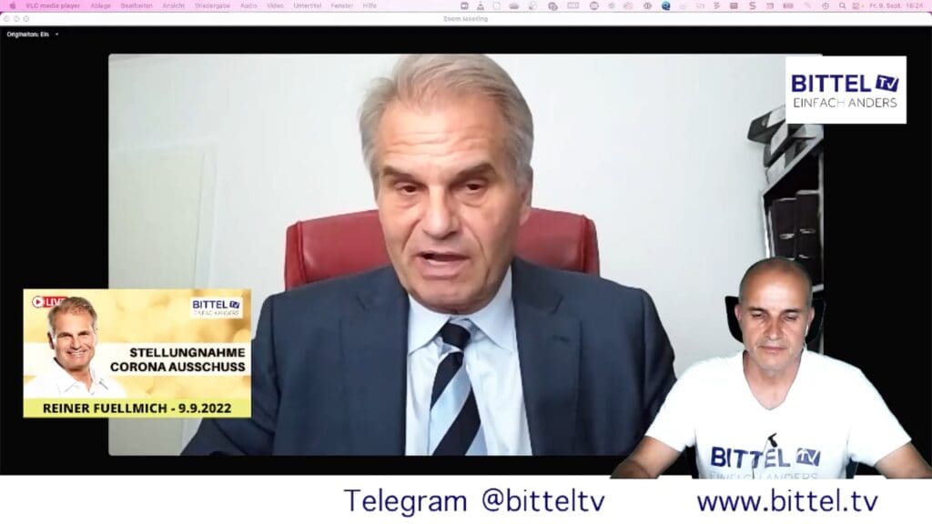 Dr. Reiner Fuellmich | QUANTUM – 2022-09-09 – Stellungnahme von Reiner Fuellmich - Corona Ausschuss