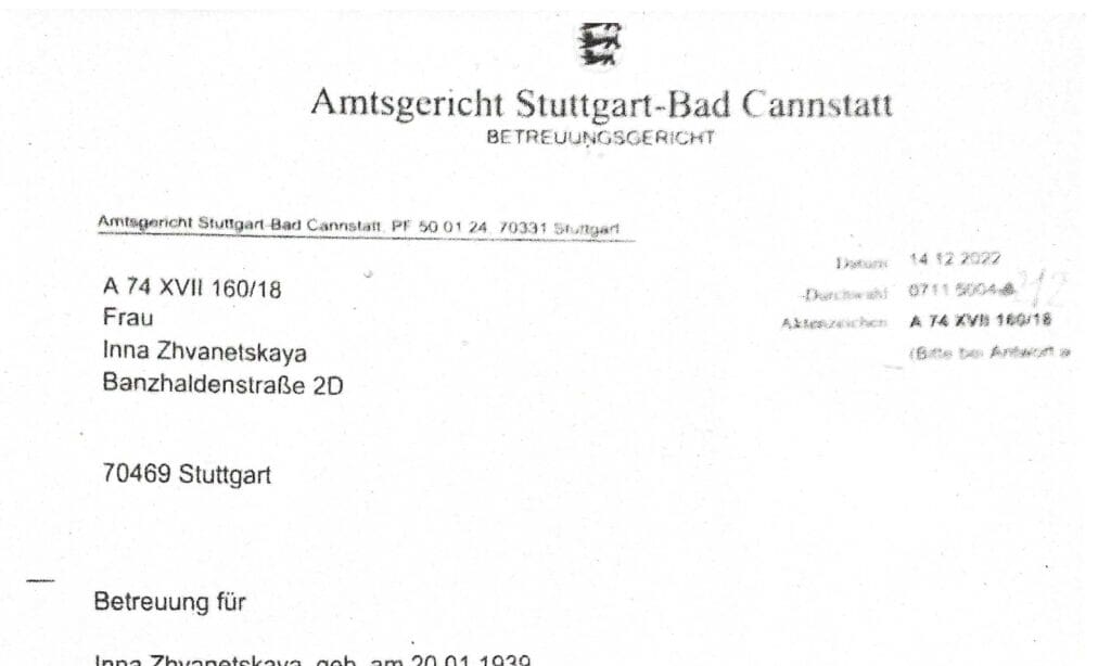 COVID-19 | QUANTUM - 2023-01-11 - URTEIL - Holocaustüberlebende Inna Zhvanetskaya zu Zwangsinjektion COVID-19 mRNA-Gentherapie und psychiatrischer Unterbringung verurteilt