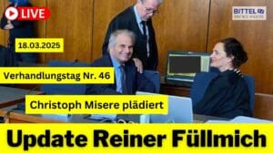 Reiner Fuellmich | 2025-03-18 - UPDATE - Prozesstag 46 - RA Christof Miseré plädiert