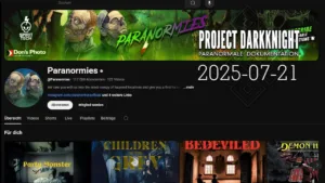 Project Darkknight Horror | SERIE - 2025-07-21 - Paranormies