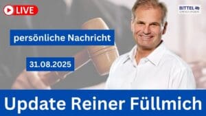 Reiner Fuellmich | 2025-08-31 - UPDATE - Live per Telefon zugeschaltet