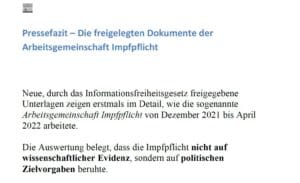 Dr. Bodo Schiffmann | Medizinische Vorträge - 2025-10-18 - Whitepaper AG-Impfpflicht - Analyse der freigelegten Dokumente der Arbeitsgemeinschaft Impfpflicht