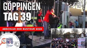 CORONA INFO Tour - Göppingen | 2020-11-21 - Tag 39 - Abschluß der Bustour