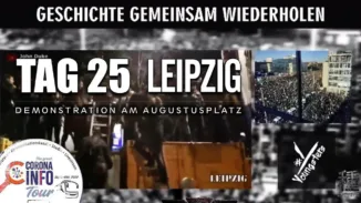 CORONA INFO Tour | SERIE – Leipzig | 2020-11-07 – Tag 25 – Demonstration am Augustusplatz + Querdenken, Youngsters / Samuel Eckert