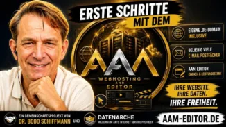 Bodo Schiffmann | 2026-08-26 – AAM Editor Hosting – Einführung & Überblick | Tutorial #1