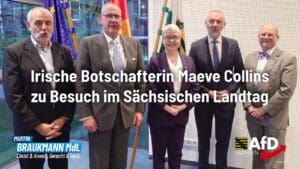 Irische Botschafterin Maeve Collins im Sächsischen Landtag - Russland-Sanktionen und EU-Sanktionen gegen Bürger | 2026-10-27