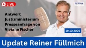 Reiner Fuellmich | 2026-10-19 - UPDATE - Antwort Justizministerium Presseanfrage von Viviane Fischer