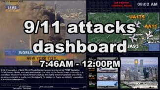 USA | 2001-09-11 – 9/11 attacks in realtime (dashboard) 7:46am-12:00pm